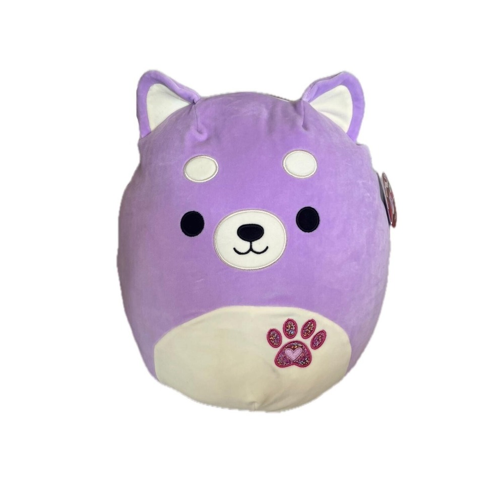 Squishmallow Hoyt The Shiba‎ Inu 16" Lavender **NWT**
